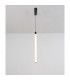 Maytoni Ray Slim Pendant Ceiling Light Black 50.6cm Integrated LED 3000K-2