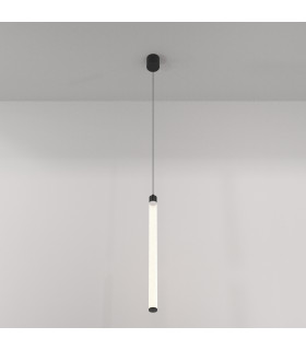 Maytoni Ray Slim Pendant Ceiling Light Black 95.9cm Integrated LED 3000K-1