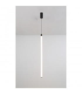 Maytoni Ray Slim Pendant Ceiling Light Black 95.9cm Integrated LED 3000K-2