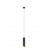 Maytoni Lipari Slim Pendant Ceiling Light Black Gold 30cm GU10-2