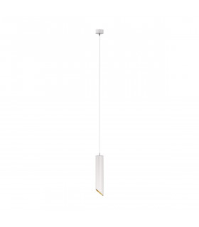 Maytoni Lipari Slim Pendant Ceiling Light White Gold 30cm GU10-2