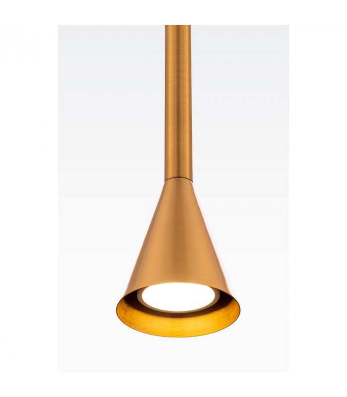 Maytoni Arrow Slim Pendant Ceiling Light Gold GU10-4