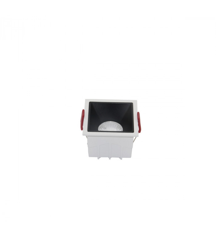 Maytoni Alfa LED Square Recessed Downlight White Black 1150lm 4000K-2
