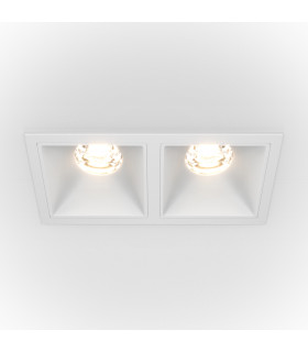 Maytoni Alfa LED Twin Recessed Downlight White 1100lm 4000K-1