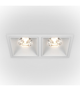 Maytoni Alfa LED Twin Recessed Downlight White 2250lm 3000K-1