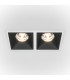 Maytoni Alfa LED Twin Recessed Downlight White Black 2350lm 4000K-1
