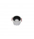 Maytoni Alfa LED Round Dimmable Recessed Downlight White Black 1050lm 3000K-2