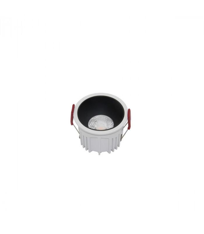 Maytoni Alfa LED Round Dimmable Recessed Downlight White Black 1050lm 3000K-2