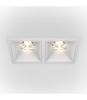 Maytoni Alfa LED Twin Dimmable Recessed Downlight White 2500lm 4000K-1