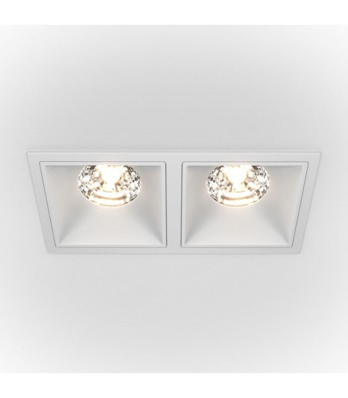 Maytoni Alfa LED Twin Dimmable Recessed Downlight White 2500lm 4000K-1