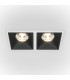 Maytoni Alfa LED Twin Dimmable Recessed Downlight White Black 2350lm 4000K-1