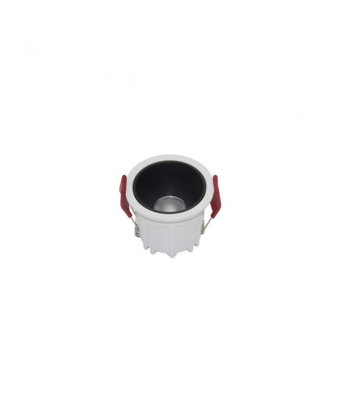 Maytoni Alfa LED Round Recessed Downlight White Black 450lm 3000K-2