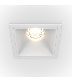 Maytoni Alfa LED Square Recessed Downlight White 500lm 3000K-1