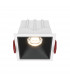 Maytoni Alfa LED Square Dimmable Recessed Downlight White Black 500lm 4000K-2