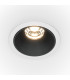 Maytoni Alfa LED Round Recessed Downlight White Black 500lm 4000K-1