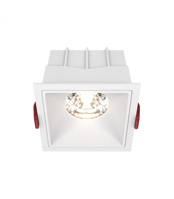 Maytoni Alfa LED Square Recessed Downlight White 1250lm 4000K-3