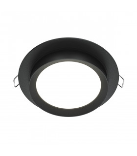 Maytoni Hoop Round Recessed Downlight Black GX53-2