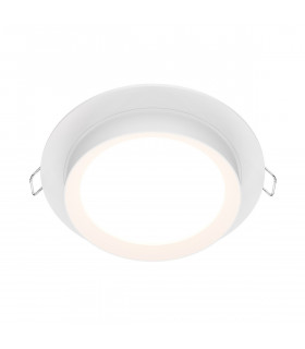 Maytoni Hoop Round Recessed Downlight White GX53-2