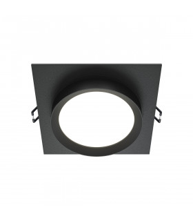 Maytoni Hoop Square Recessed Downlight Black GX53-2