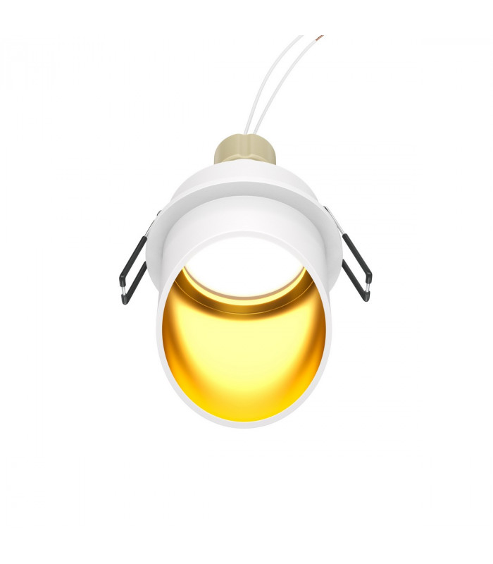 Maytoni Lipari Recessed Downlight White Gold GU10-2