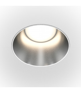 Maytoni Share Round Recessed Downlight Matt Silver GU10-1