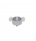 Maytoni Share Round Recessed Downlight Matt Silver GU10-2