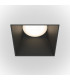 Maytoni Share Square Recessed Downlight Black GU10-1
