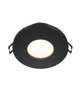 Maytoni Stark Round Recessed Downlight Black GU10 IP65-2