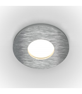 Maytoni Stark Round Recessed Downlight Silver GU10 IP65-1