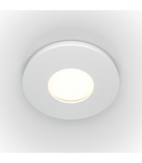 Maytoni Stark Round Recessed Downlight White GU10 IP65-1