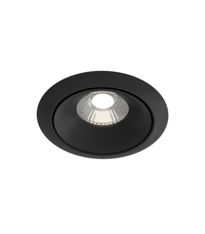 Maytoni Yin Dimmable Recessed Downlight Black 3000K-1