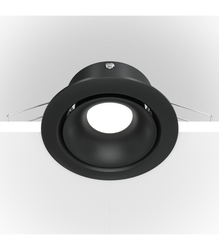 Maytoni Yin Recessed Downlight Black GU10-1