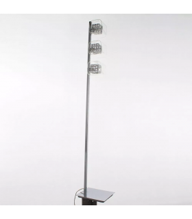Avignon 3 Light Floor Lamp Chrome Fitting