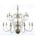 Bologna Flemish Cream Pendant 16 Arm Chandelier
