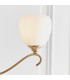 Columbia 3 Light Multi Arm Ceiling Pendant Chandelier Antique Brass Opal Glass E14-6