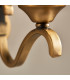 Columbia 1 Light Wall Light Antique Brass with Opal Glass Shade E14-5