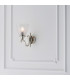 Columbia 1 Light Indoor Wall Light Clear Glass Polished Nickel Plate with Deco Shade E14-3
