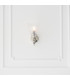 Columbia 1 Light Indoor Wall Light Clear Glass Polished Nickel Plate with Deco Shade E14-4