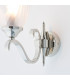 Columbia 1 Light Indoor Wall Light Clear Glass Polished Nickel Plate with Deco Shade E14-5