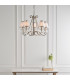Oksana 5 Light Multi Arm Ceiling Pendant Chandelier Polished Nickel E14-3