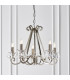 Oksana 5 Light Multi Arm Ceiling Pendant Chandelier Polished Nickel E14-6
