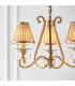 Oksana 3 Light Multi Arm Ceiling Pendant Chandelier Antique Brass E14-5