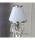 Oksana 2 Light Twin Table Lamp Polished Nickel Plate with White Shades E14-6