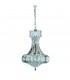 6 Light Ceiling Pendant Chandelier Chrome, E14 - 1