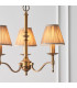 Stanford 3 Light Multi Arm Ceiling Pendant Chandelier Antique Brass E14-5