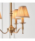 Stanford 3 Light Multi Arm Ceiling Pendant Chandelier Antique Brass E14-6