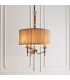 Stanford 3 Light Multi Arm Ceiling Pendant Chandelier Antique Brass E14-3
