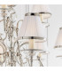 Tilburg 9 Light Multi Arm Chandelier Polished Nickel Plate & Crystal Finish E14-6