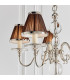 Tilburg 5 Light Multi Arm Ceiling Pendant Chandelier Polished Nickel Clear Crystal E14-5