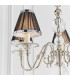 Tilburg 5 Light Multi Arm Ceiling Pendant Chandelier Polished Nickel Clear Crystal E14-6